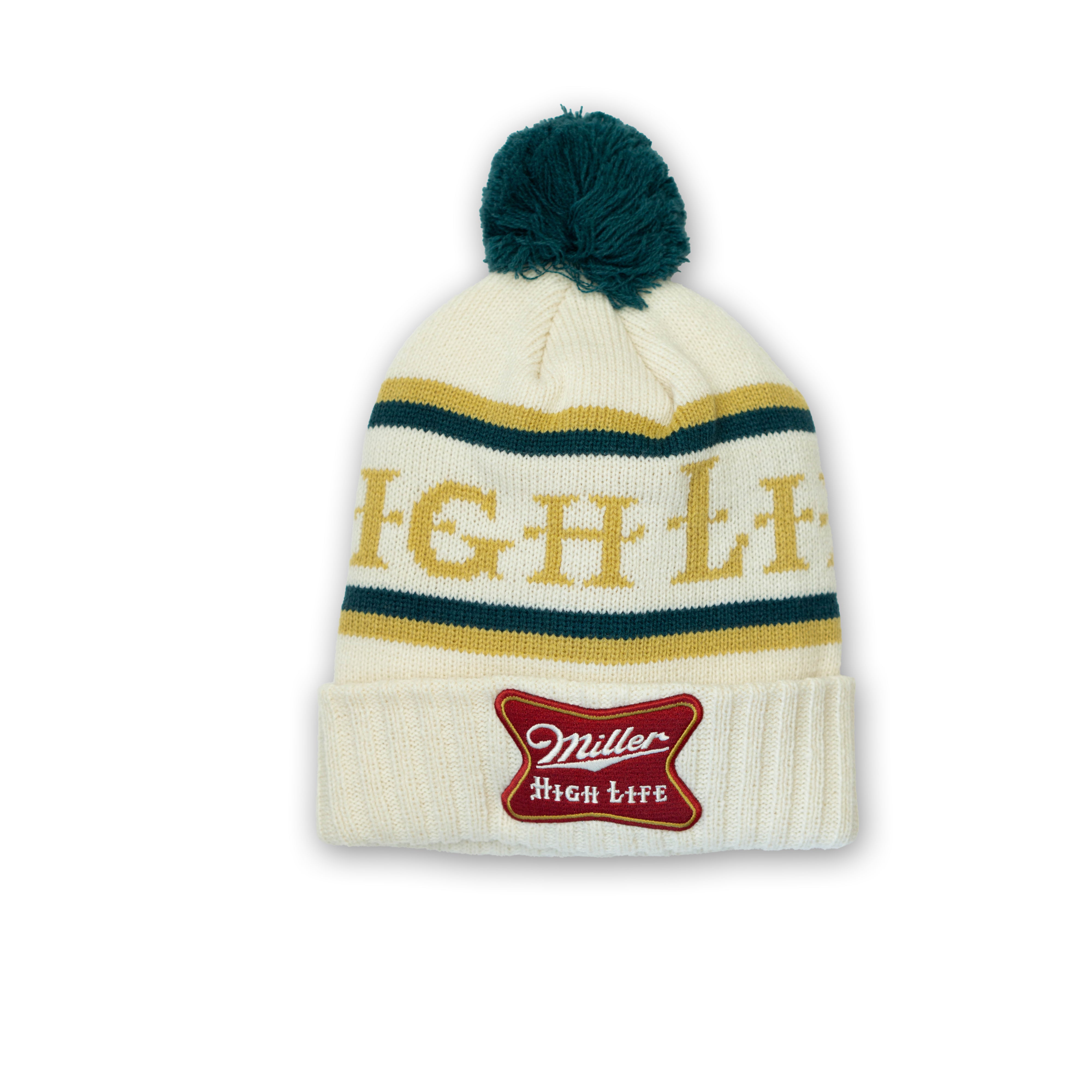 Miller High Life Pom Pom Beanie