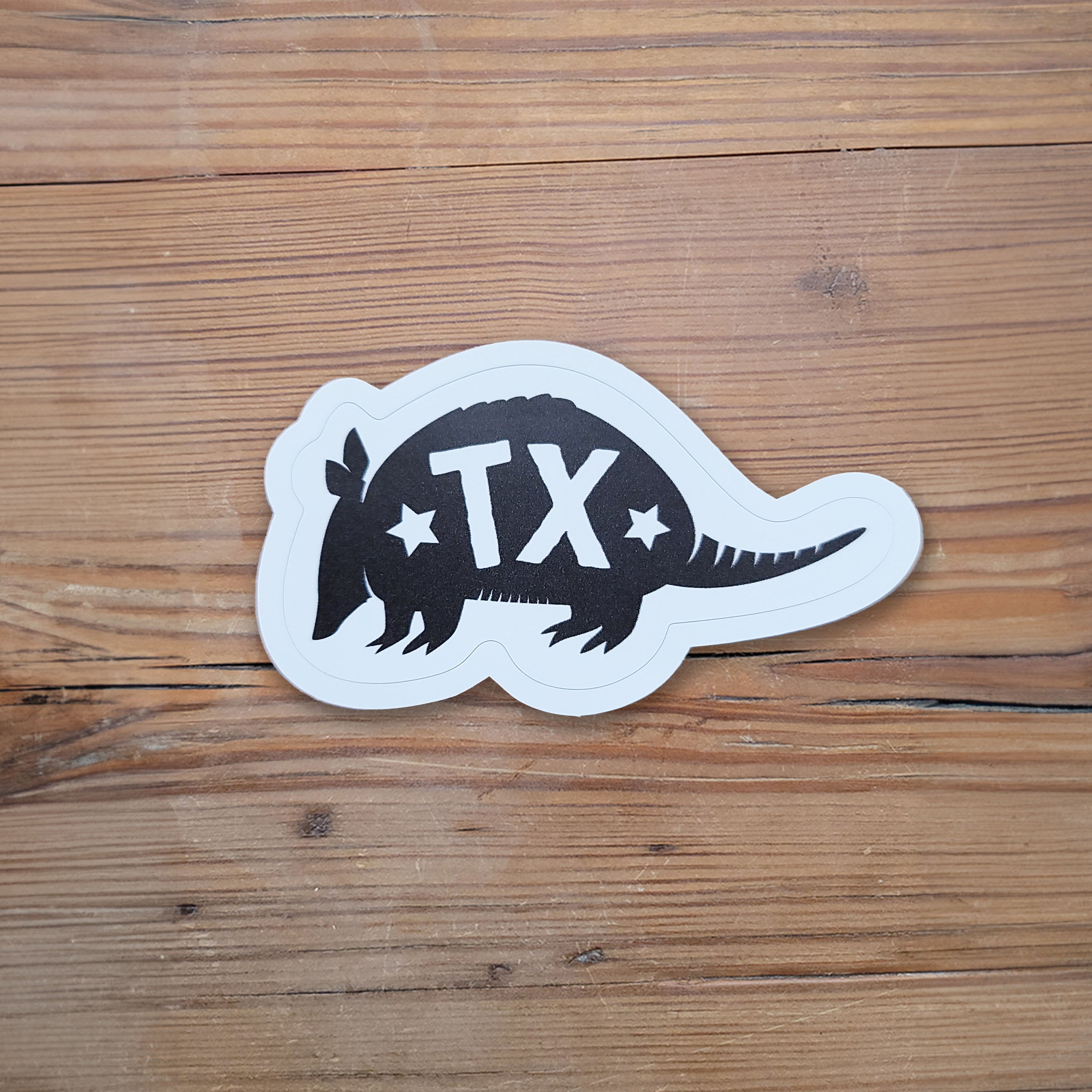 TX Armadillo Sticker