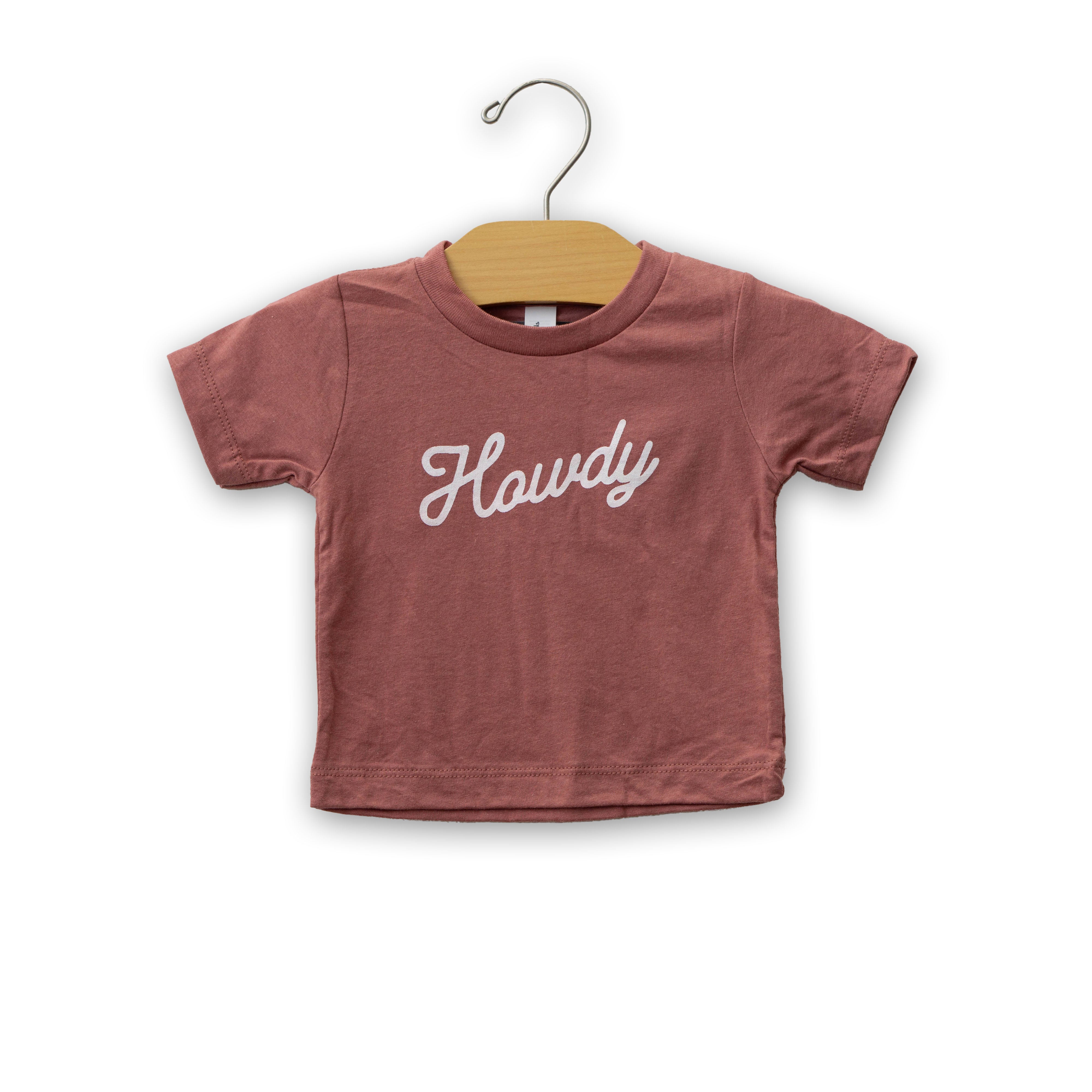 Baby Howdy Script Tee