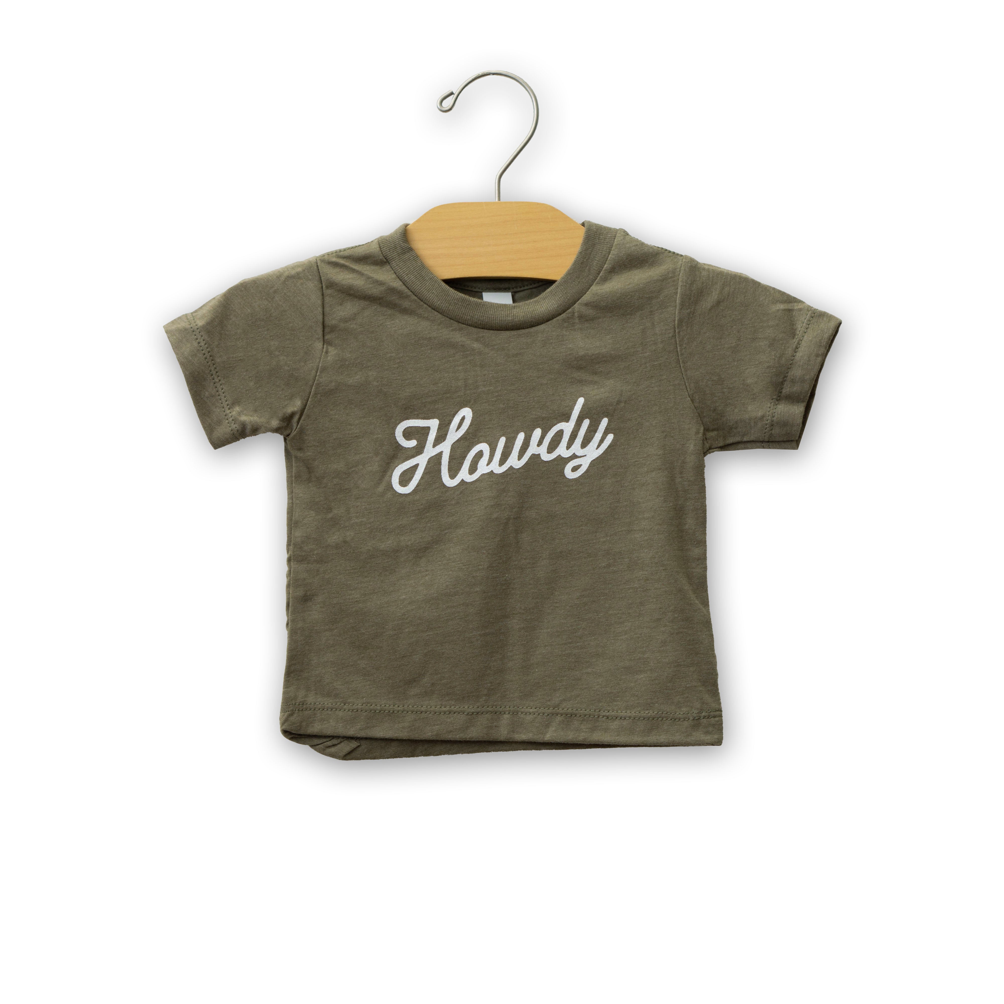 Baby Howdy Script Tee