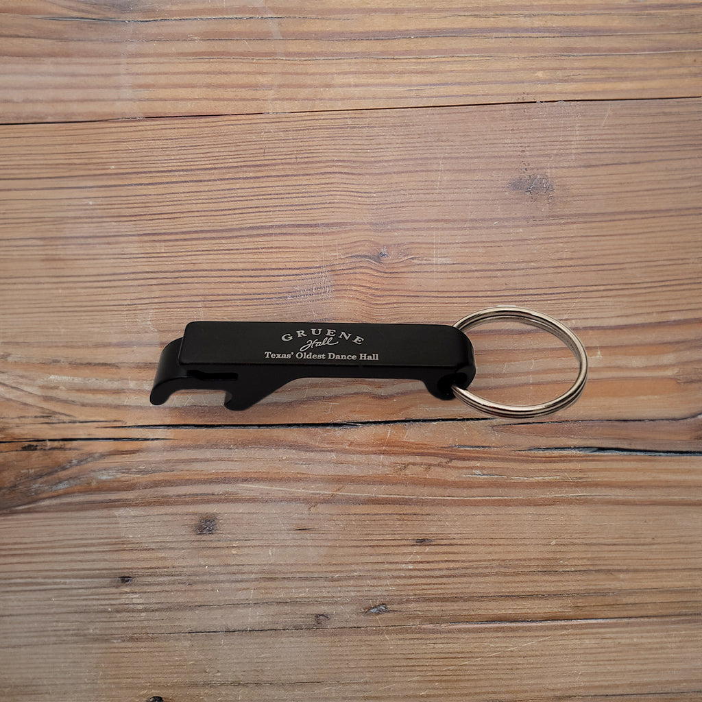 Gruene Hall Logo Bottle Opener Keychain