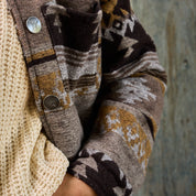 Sherpa Jacket by Cotton & Rye #CEJ202Y BROWN