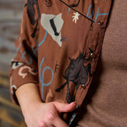 Howdy Long Sleeve Snap Shirt by Cotton & Rye #CRW908BN