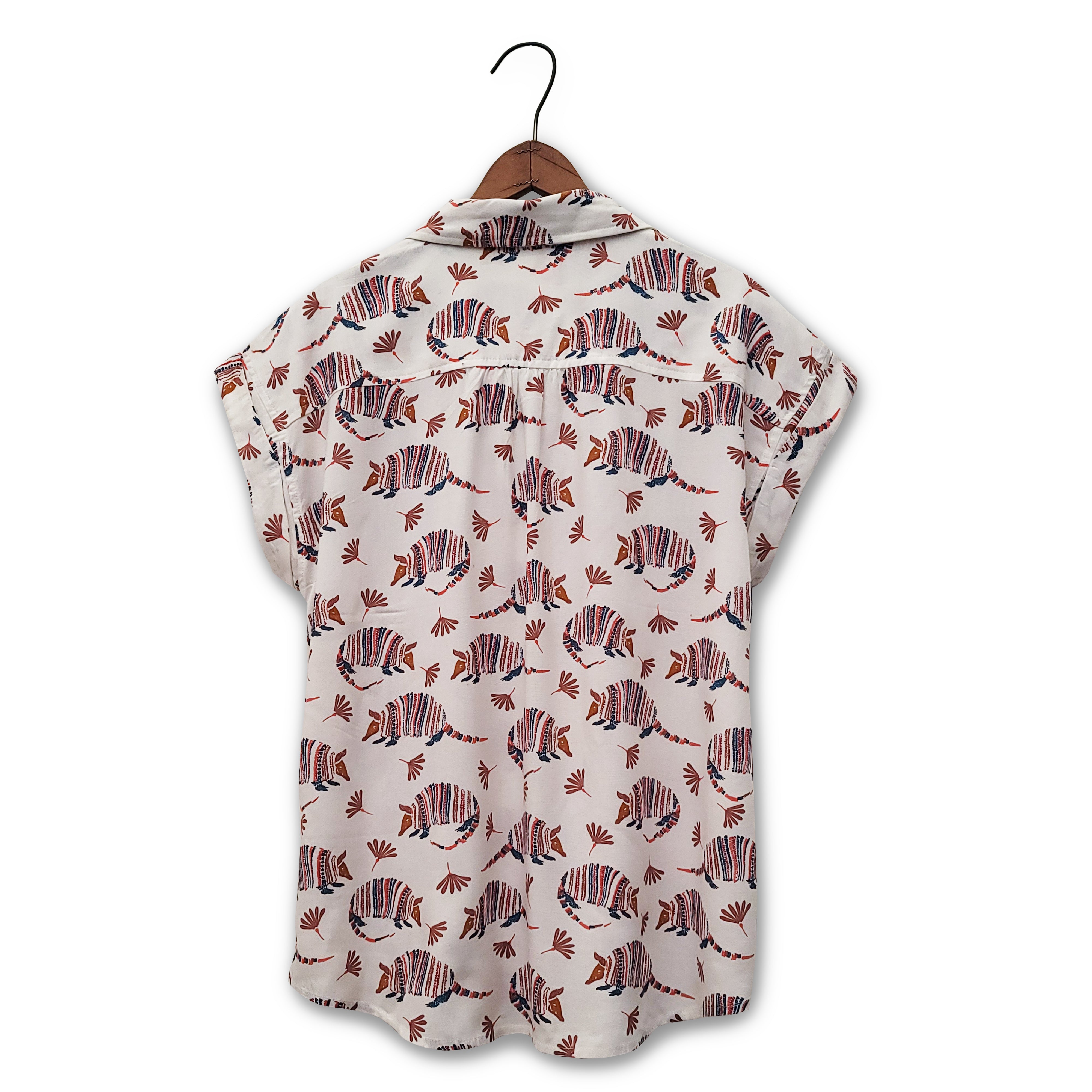 'Dillo Print Shirt by Cotton & Rye #CRW617W