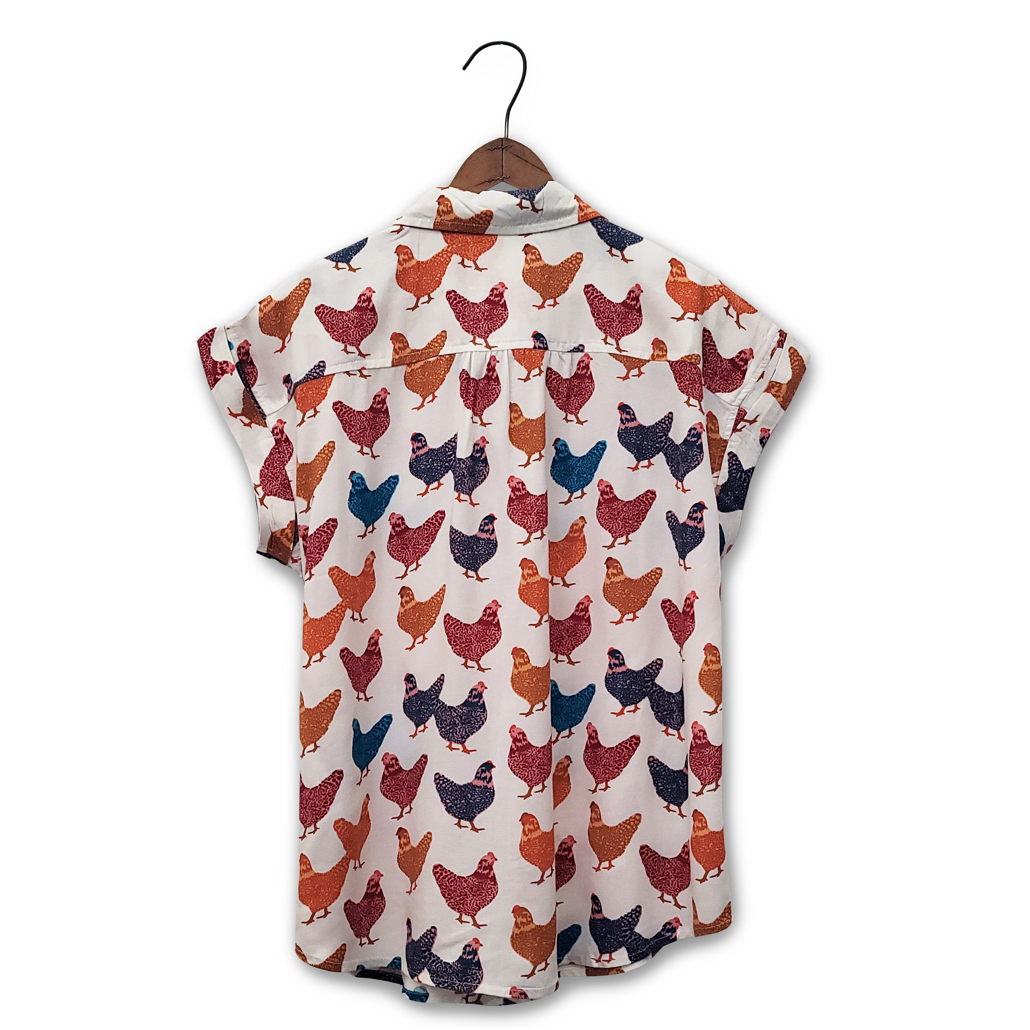 Hen House Print Shirt by Cotton & Rye #CRW914M