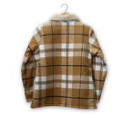 Women's Sherpa Lined Plaid Jacket by Cotton & Rye #CRJ204CA