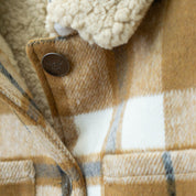 Women's Sherpa Lined Plaid Jacket by Cotton & Rye #CRJ204CA