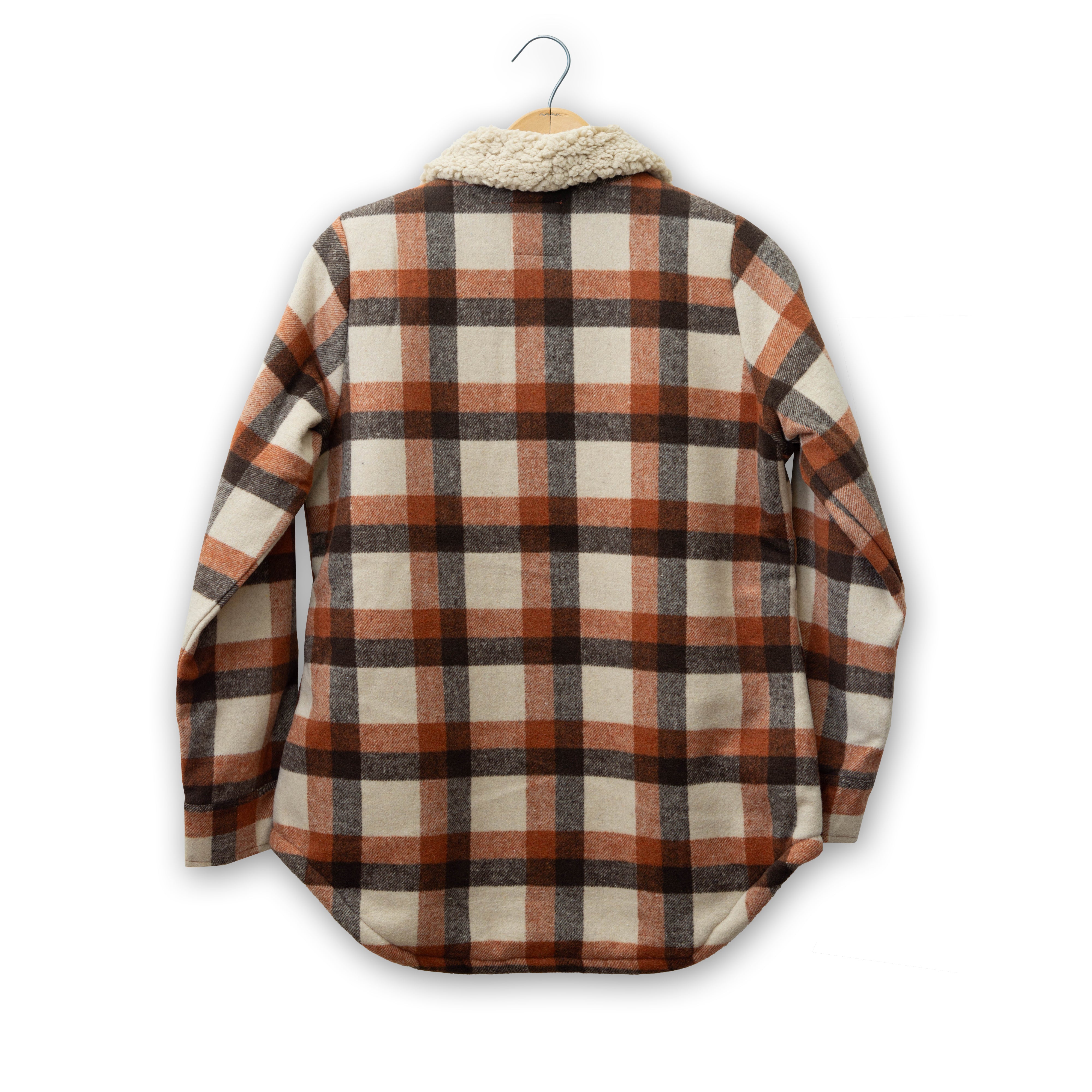 Women's Sherpa Lined Plaid Jacket by Cotton & Rye #CRJ204RT