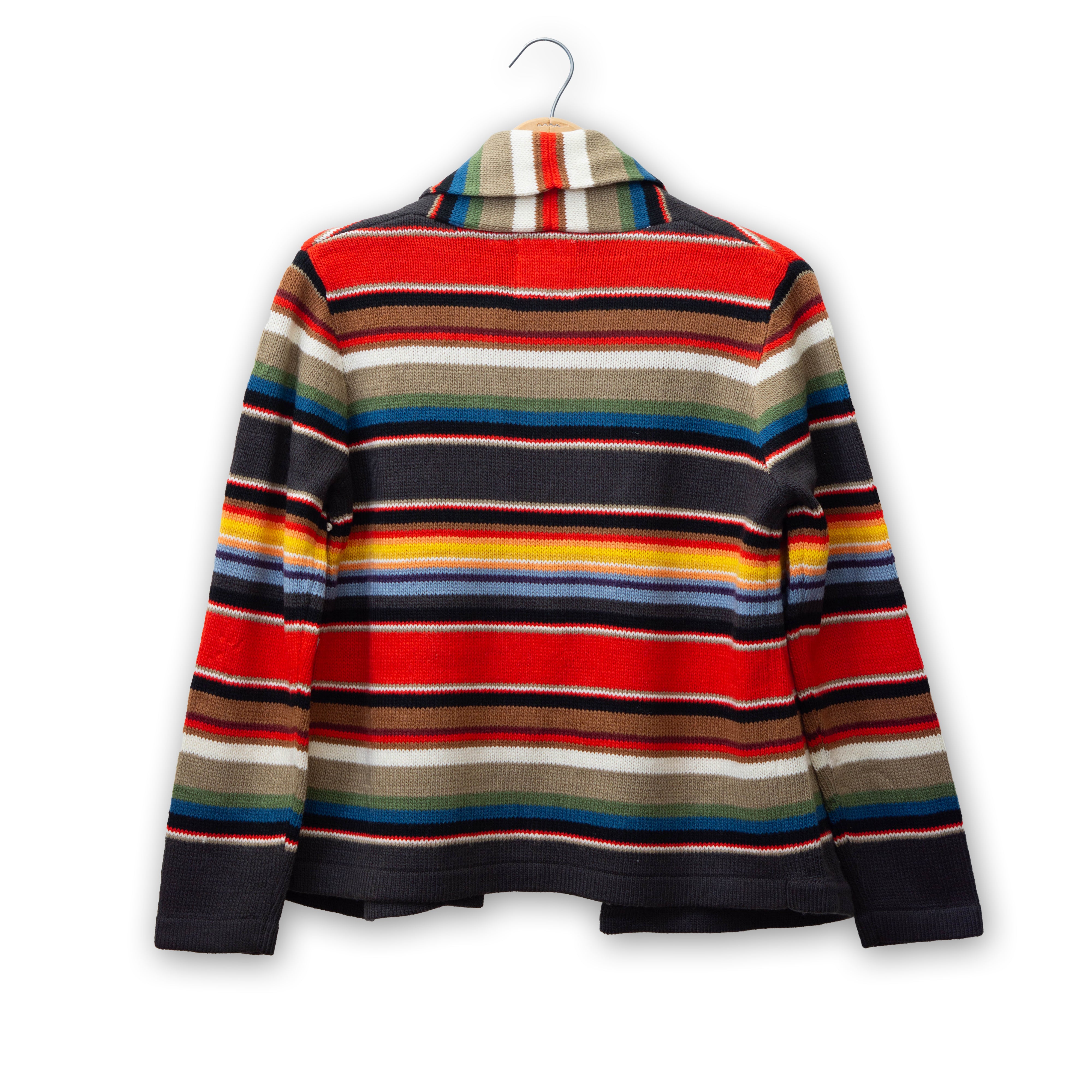 Serape Stripe Cardigan by Cotton & Rye #CRK912