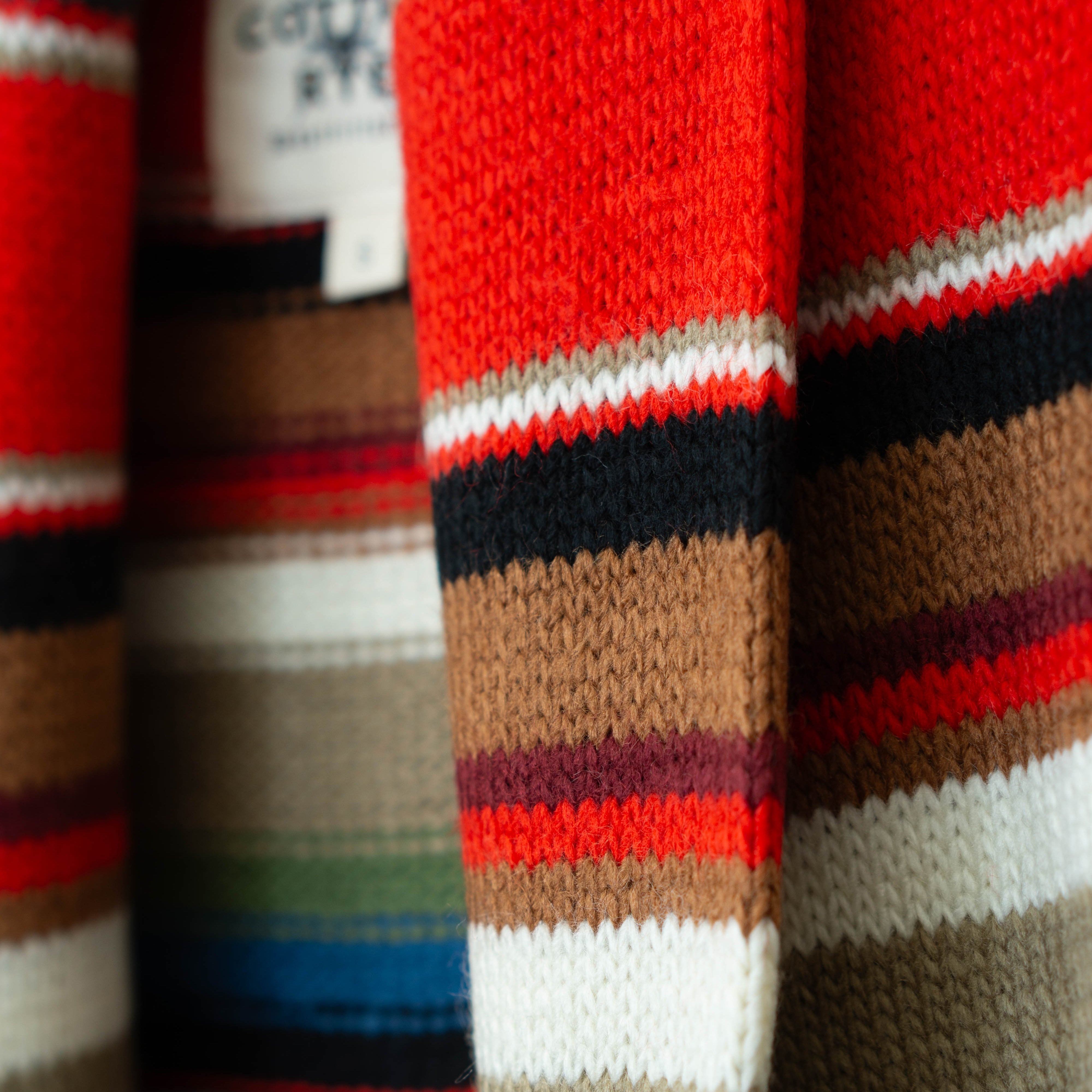 Serape Stripe Cardigan by Cotton & Rye #CRK912