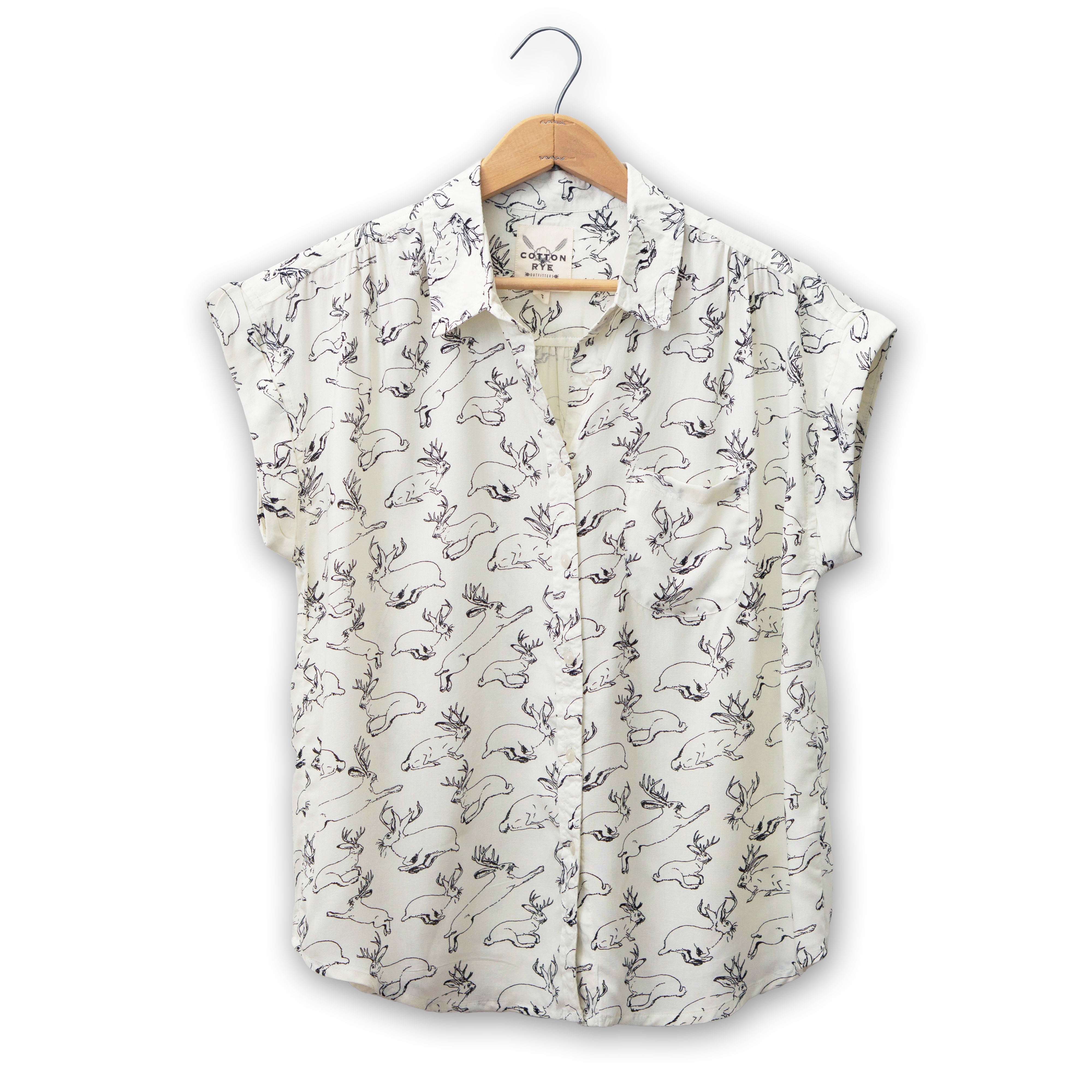 Jackalope Shirt by Cotton & Rye #CRW104W