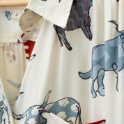 Arty Americana Longhorn Print Shirt by Cotton & Rye #CRW713N