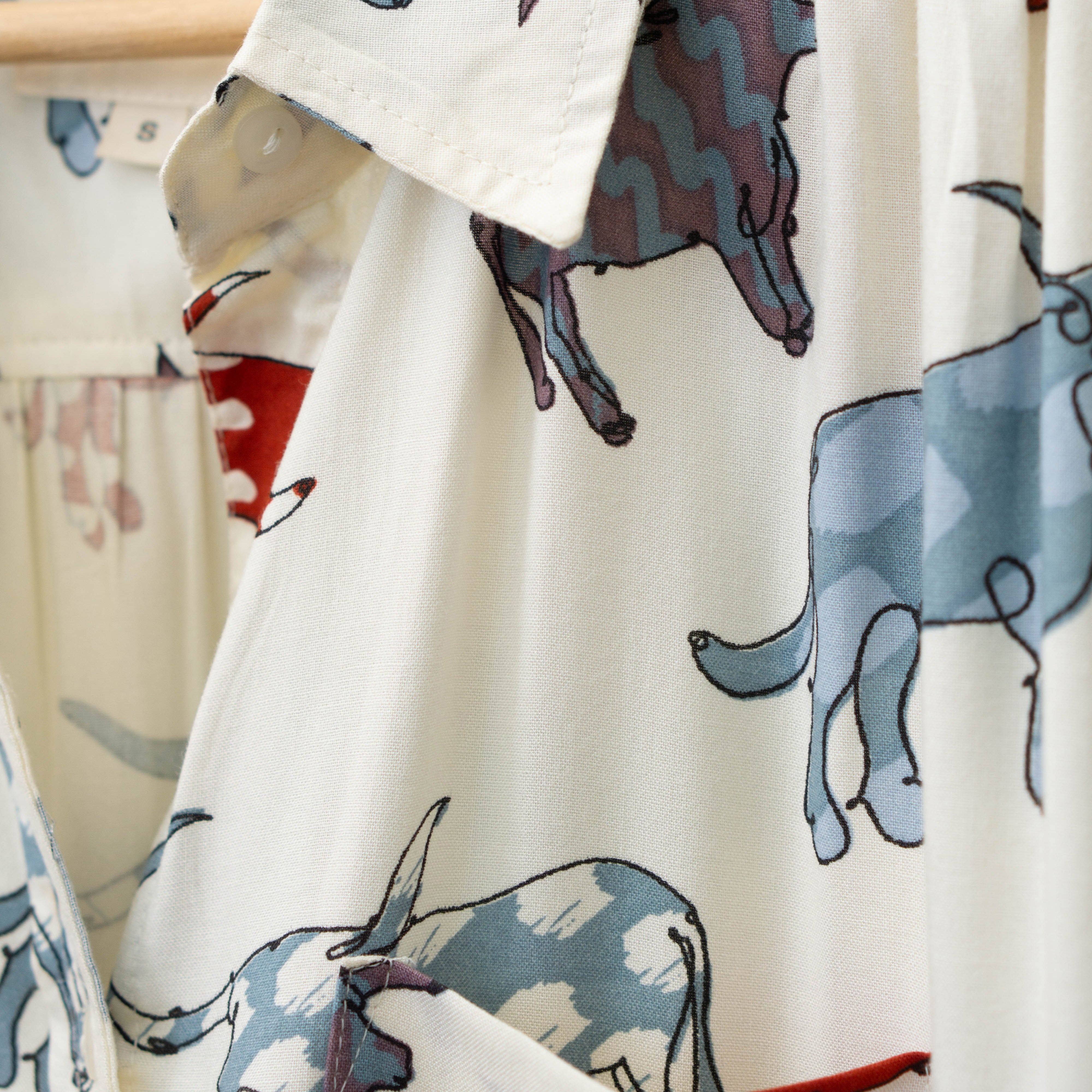 Arty Americana Longhorn Print Shirt by Cotton & Rye #CRW713N