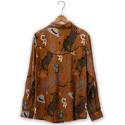 Howdy Long Sleeve Snap Shirt by Cotton & Rye #CRW908BN