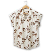 Stunner Stallion Shirt by Cotton & Rye #CRW918N
