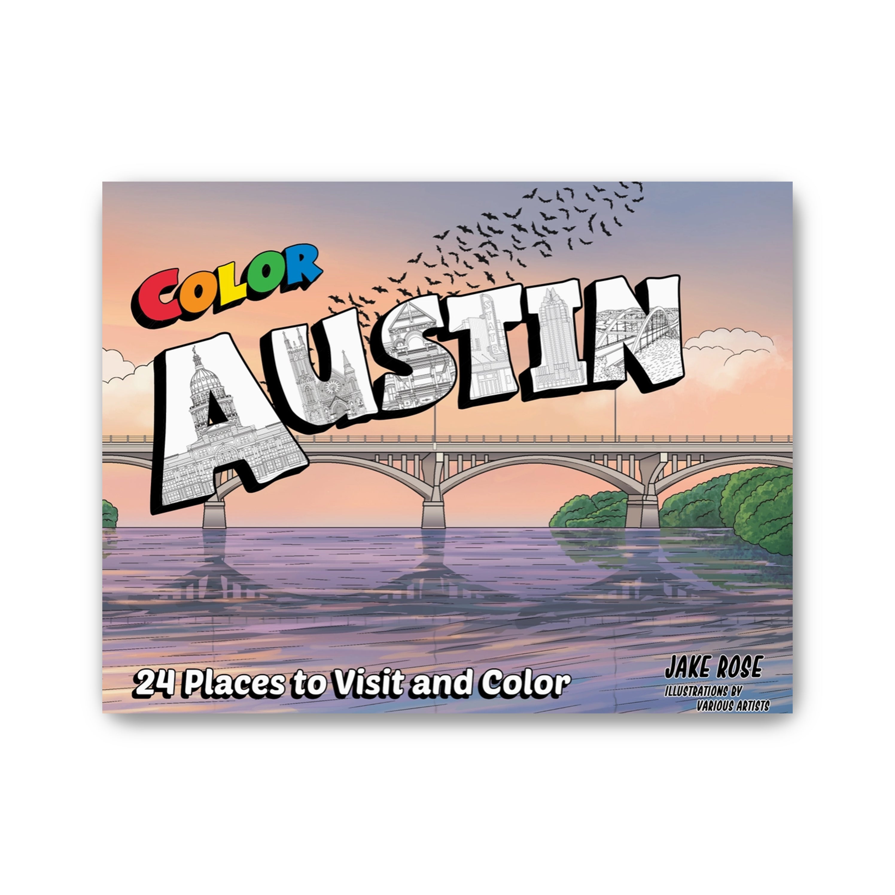Color Austin: 24 Places to Visit and Color
