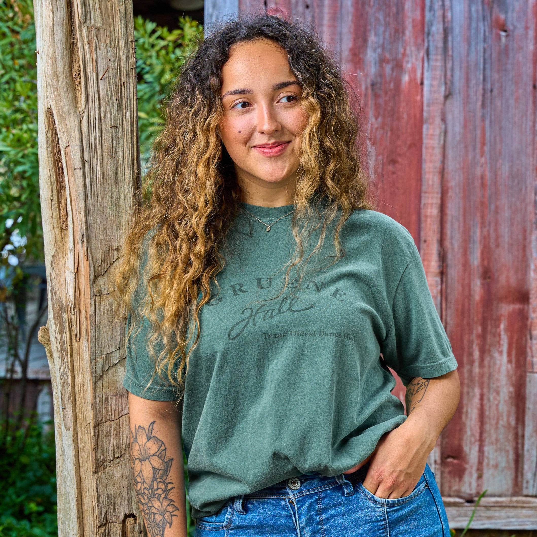 Gruene Hall Logo Comfort Colors Tee