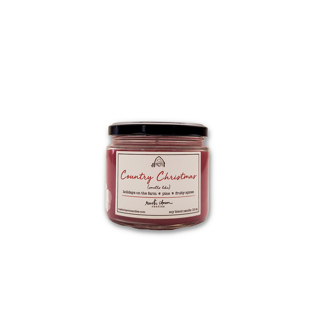 Country Christmas Candle by Rustic Charm