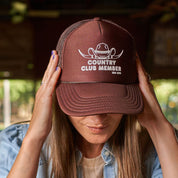 Country Club Member Foam Trucker Cap by Rodeo Hippie