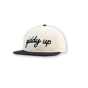 Giddy Up Cursive 2 Tone Cap by Frankie Jean
