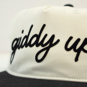 Giddy Up Cursive 2 Tone Cap by Frankie Jean