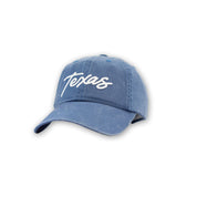 Texas Cursive Baseball Cap by Frankie Jean