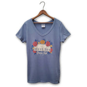 Gruene Hall Floral V-Neck Tee