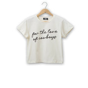 For The Love of Cowboys Cropped Tee by Rodeo Hippie