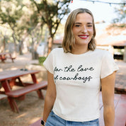 For The Love of Cowboys Cropped Tee by Rodeo Hippie