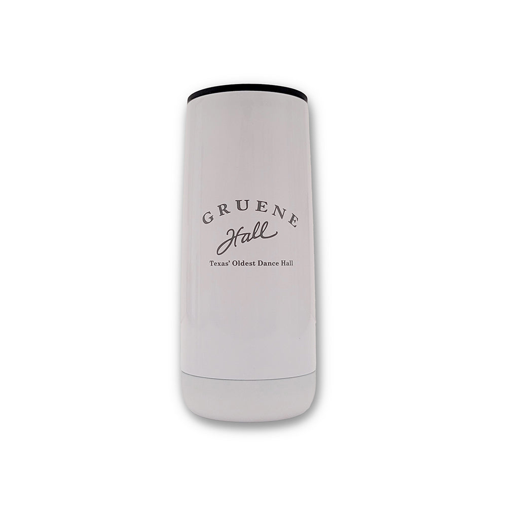 Gruene Hall Logo White 16oz Tumbler