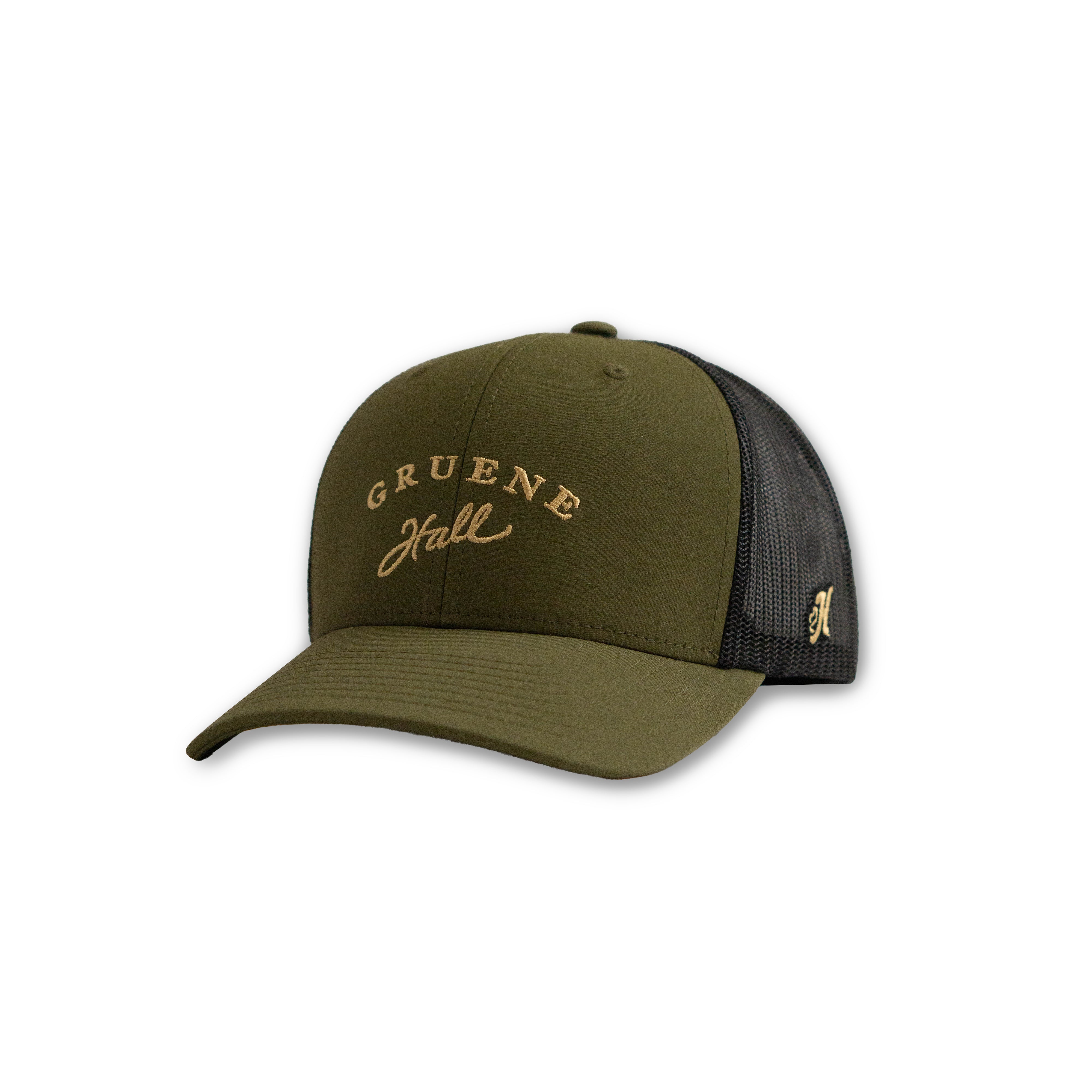 Hooey x Gruene Hall Embroidered Logo Cap #GH2415T-OLBK