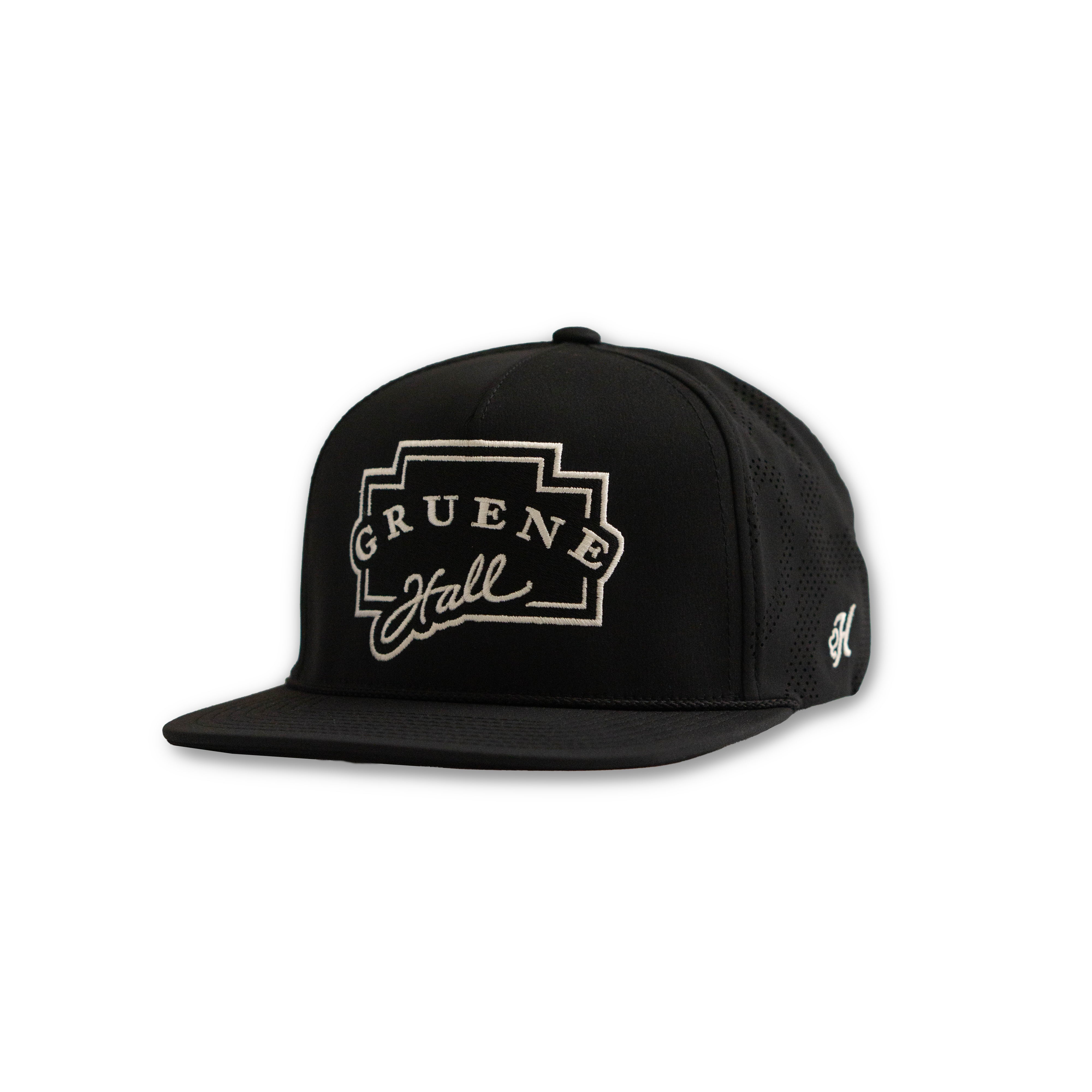 Hooey x Gruene Hall Logo Silhouette Patch Cap #GH2421T-BK