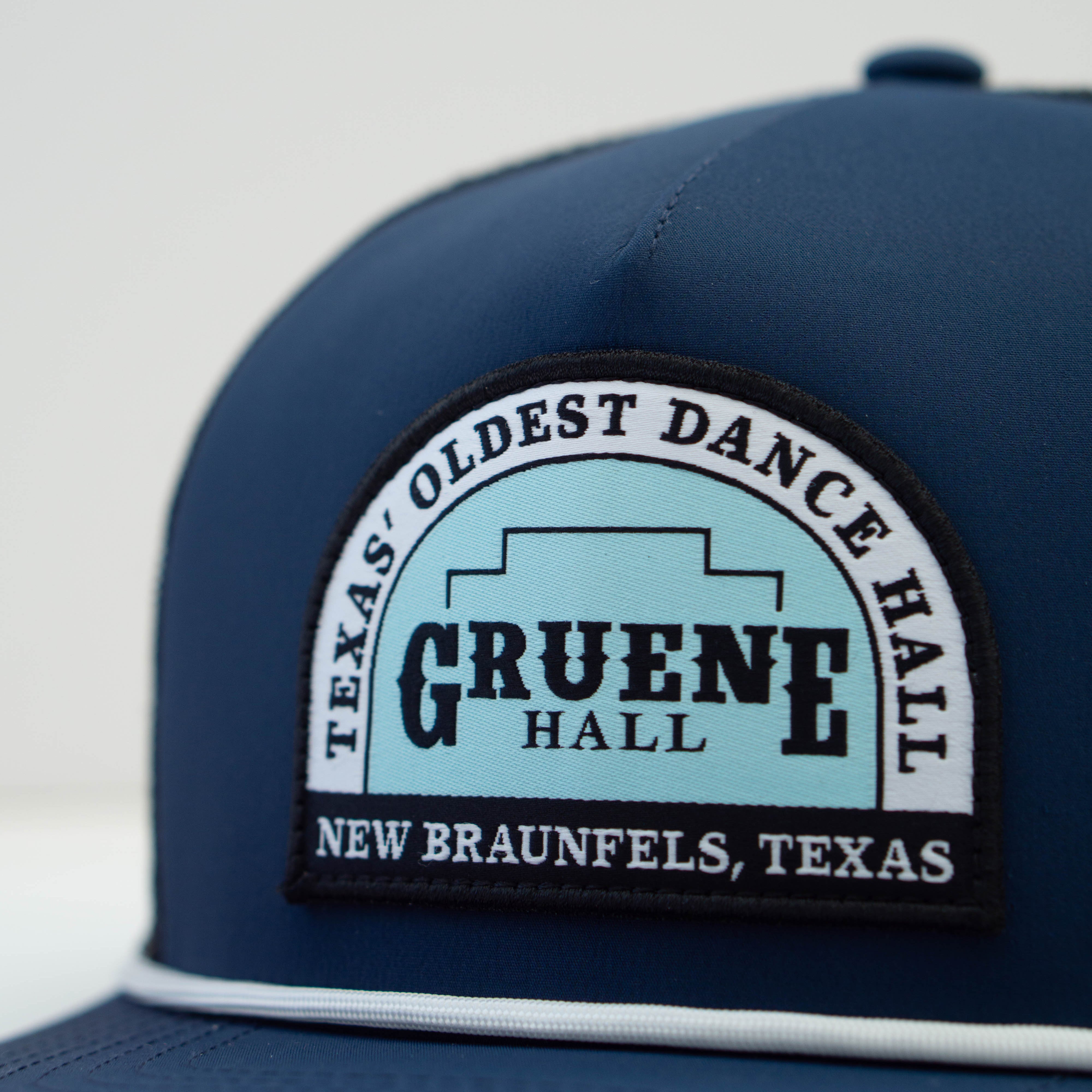Hooey x Gruene Hall Rounded Patch Cap #GH2505T-NVBK