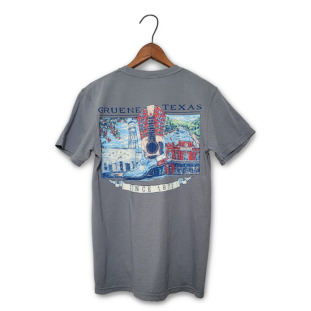 Gruene Hall Boot Scene Comfort Colors tee