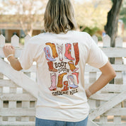 Gruene Hall Colorful Boots Comfort Colors Tee