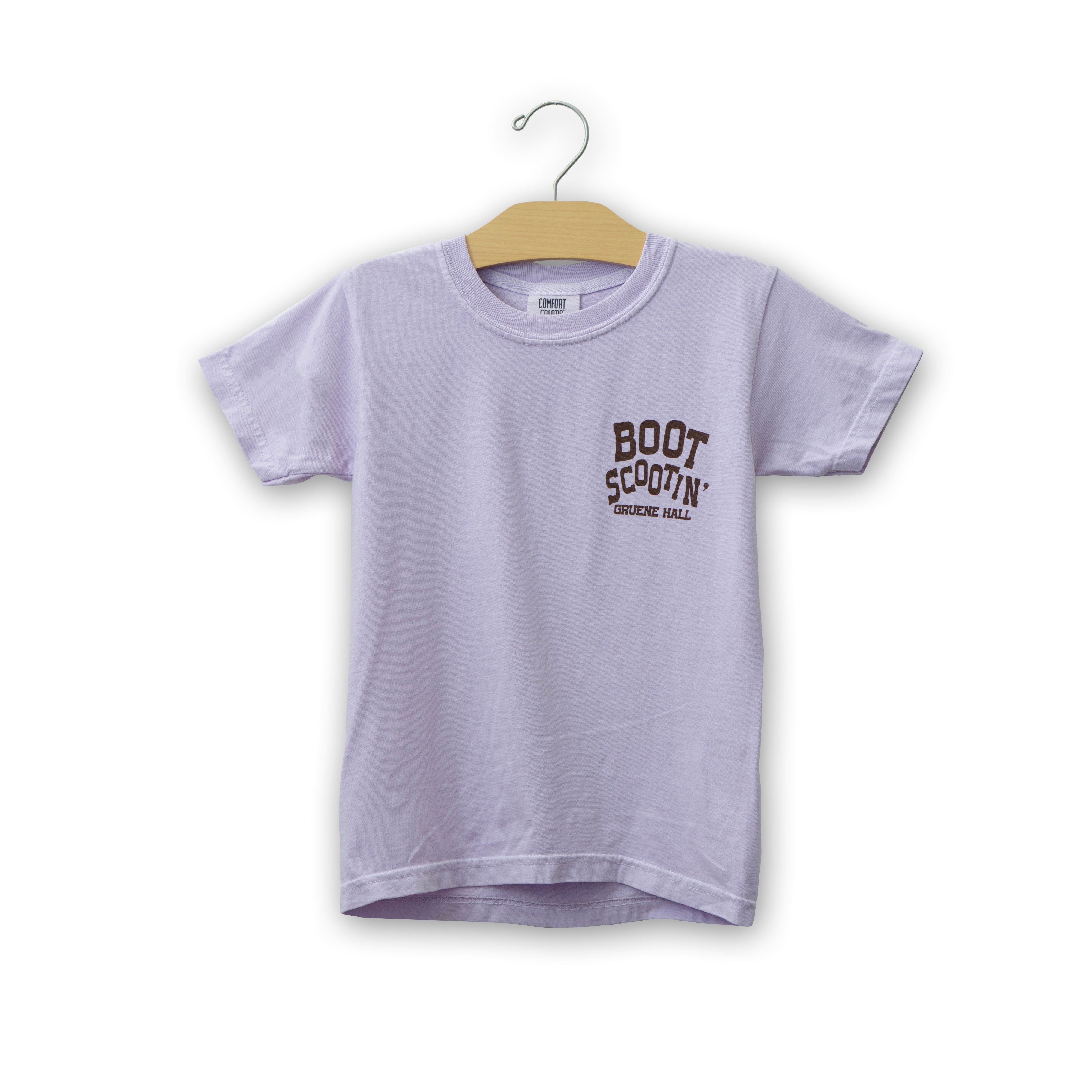 Youth Gruene Hall Colorful Boots Comfort Colors Tee