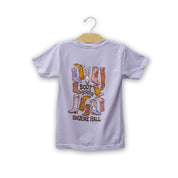 Youth Gruene Hall Colorful Boots Comfort Colors Tee