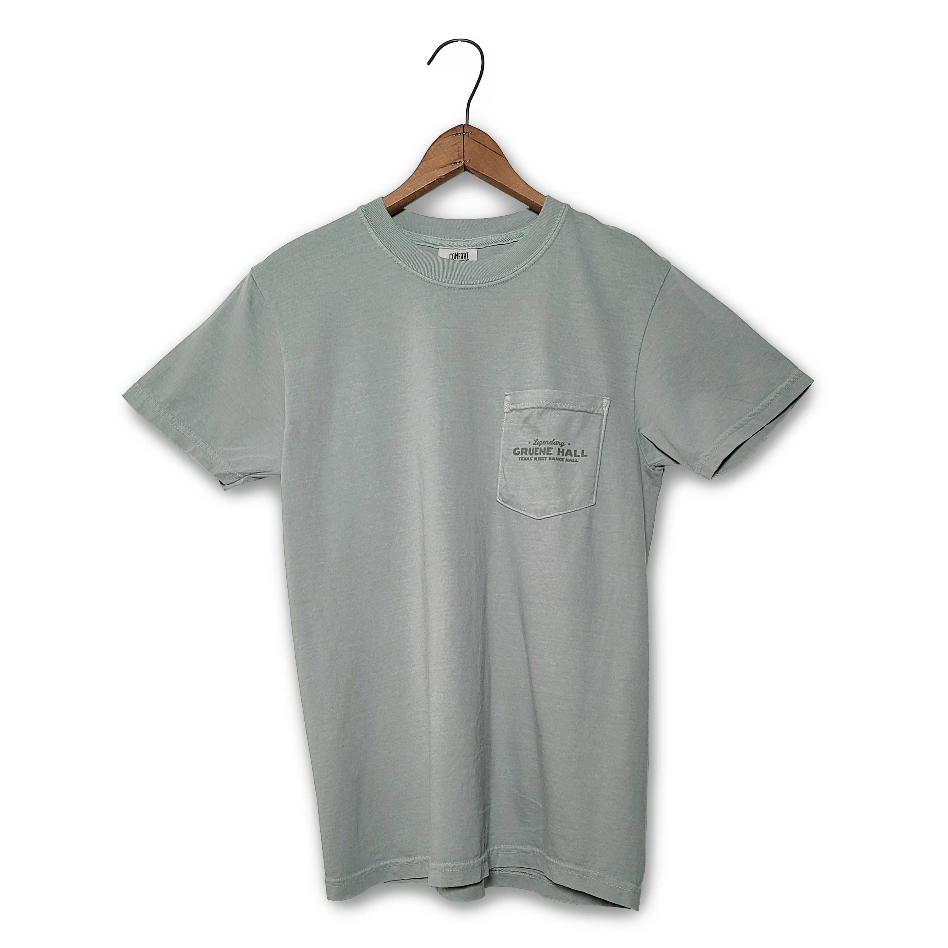 Gruene Hall Guitar Fret Comfort Colors Pocket Tee