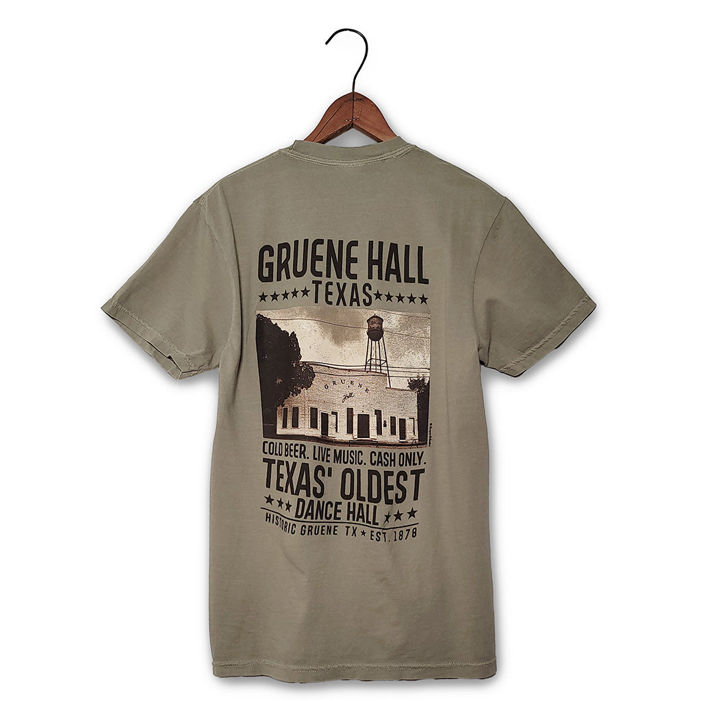 Gruene Hall Handbill Comfort Colors Tee Cotton Eyed Joe's