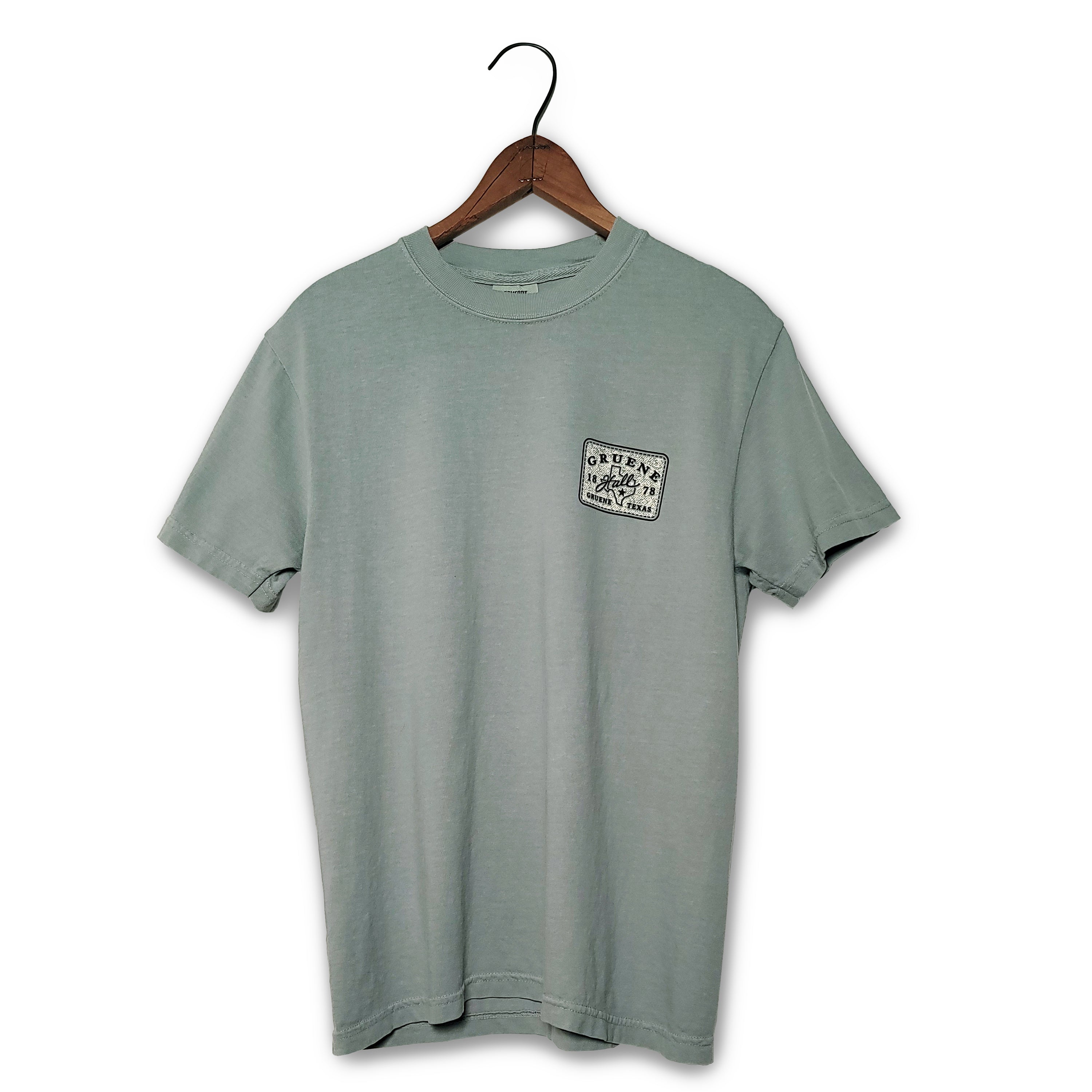 Gruene Hall Leather Patch Comfort Colors Tee