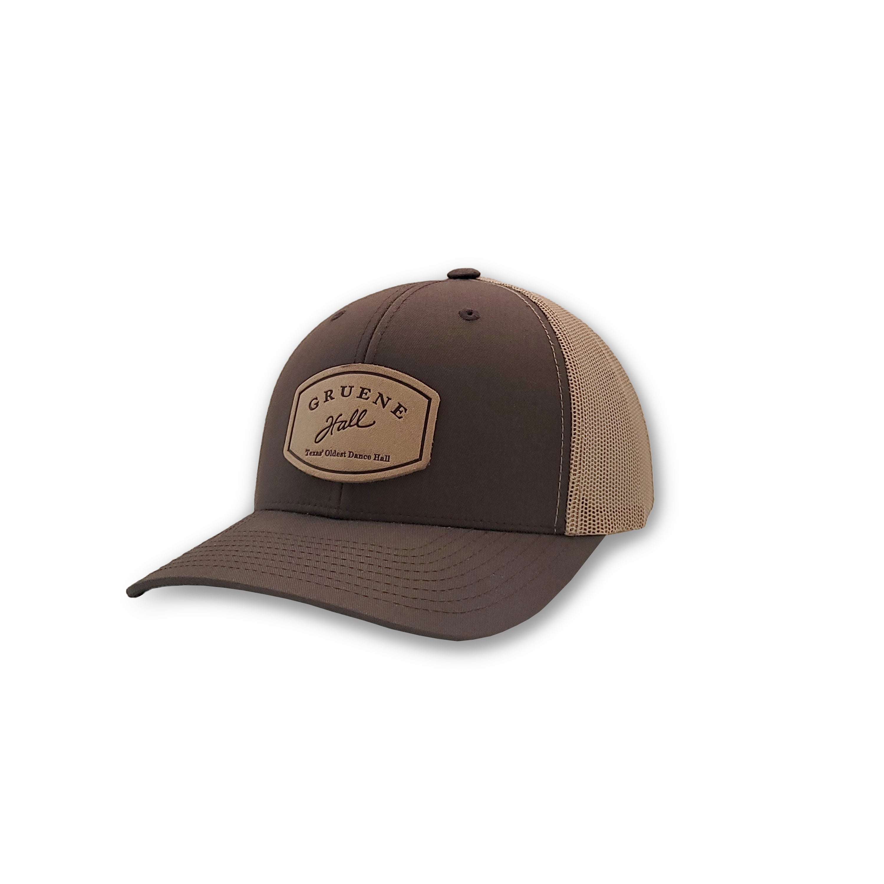 Gruene Hall Leather Patch hat by Range Leather Co.