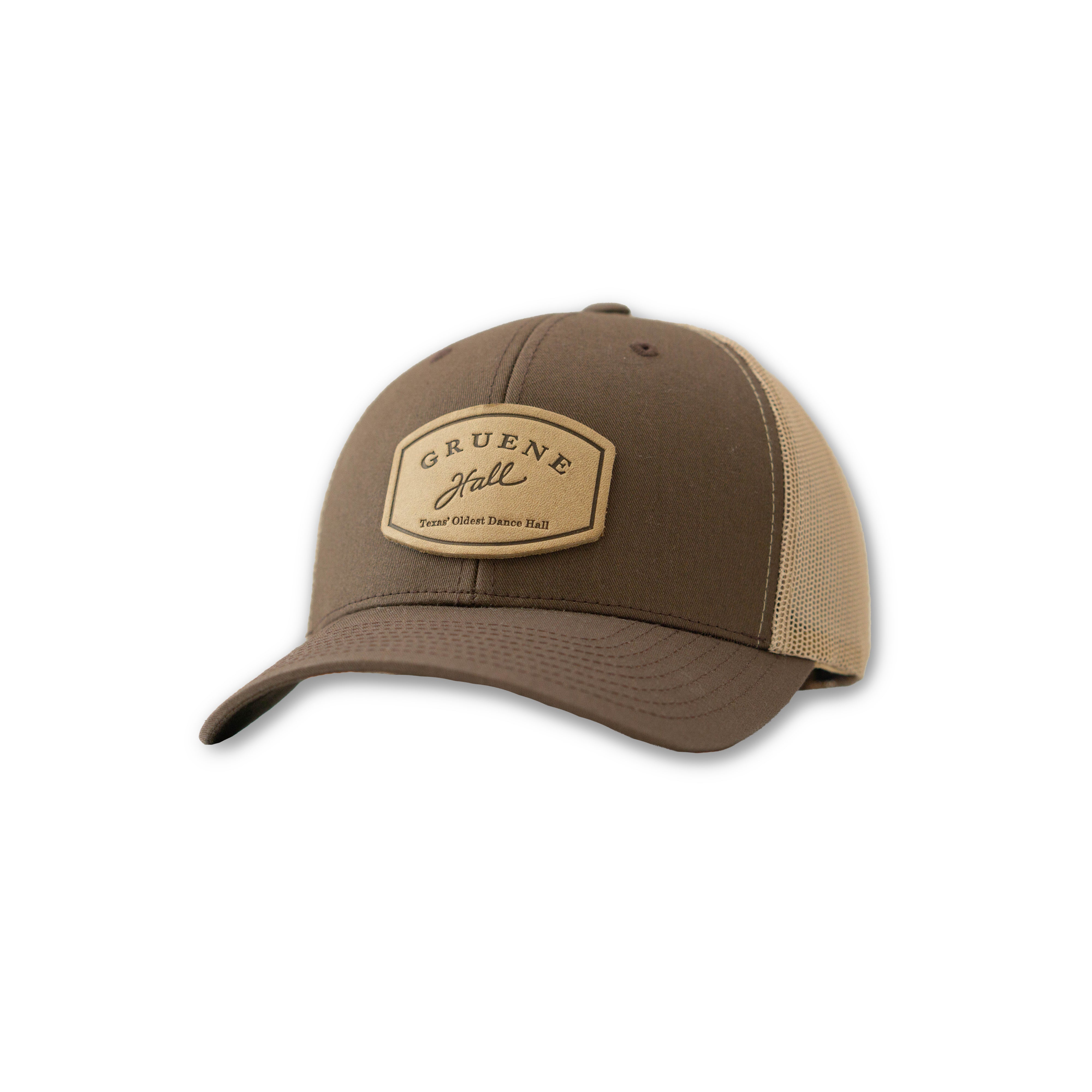 Gruene Hall Range Leather Patch Cap