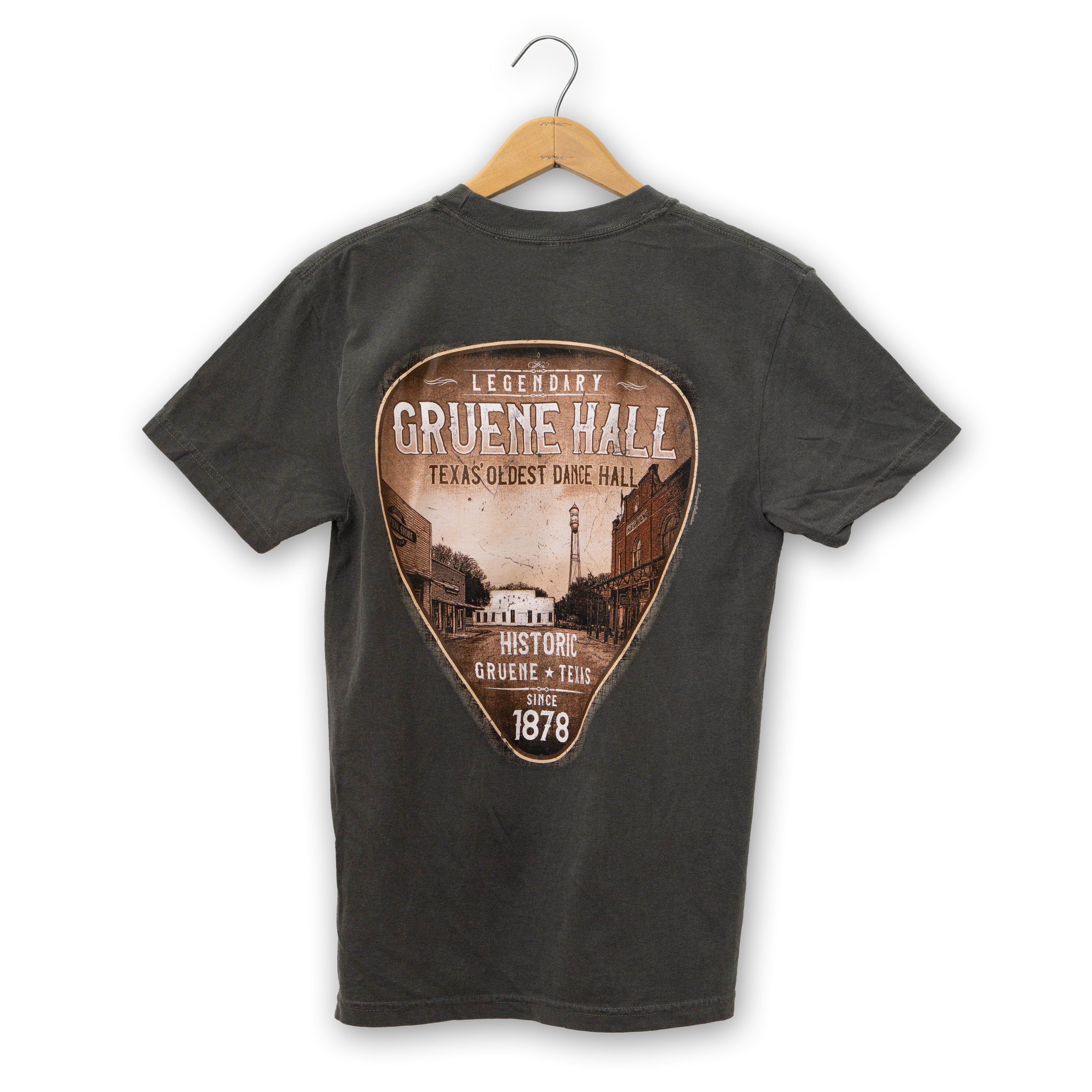 Gruene Hall Legendary Guitar Pick Comfort Colors Tee