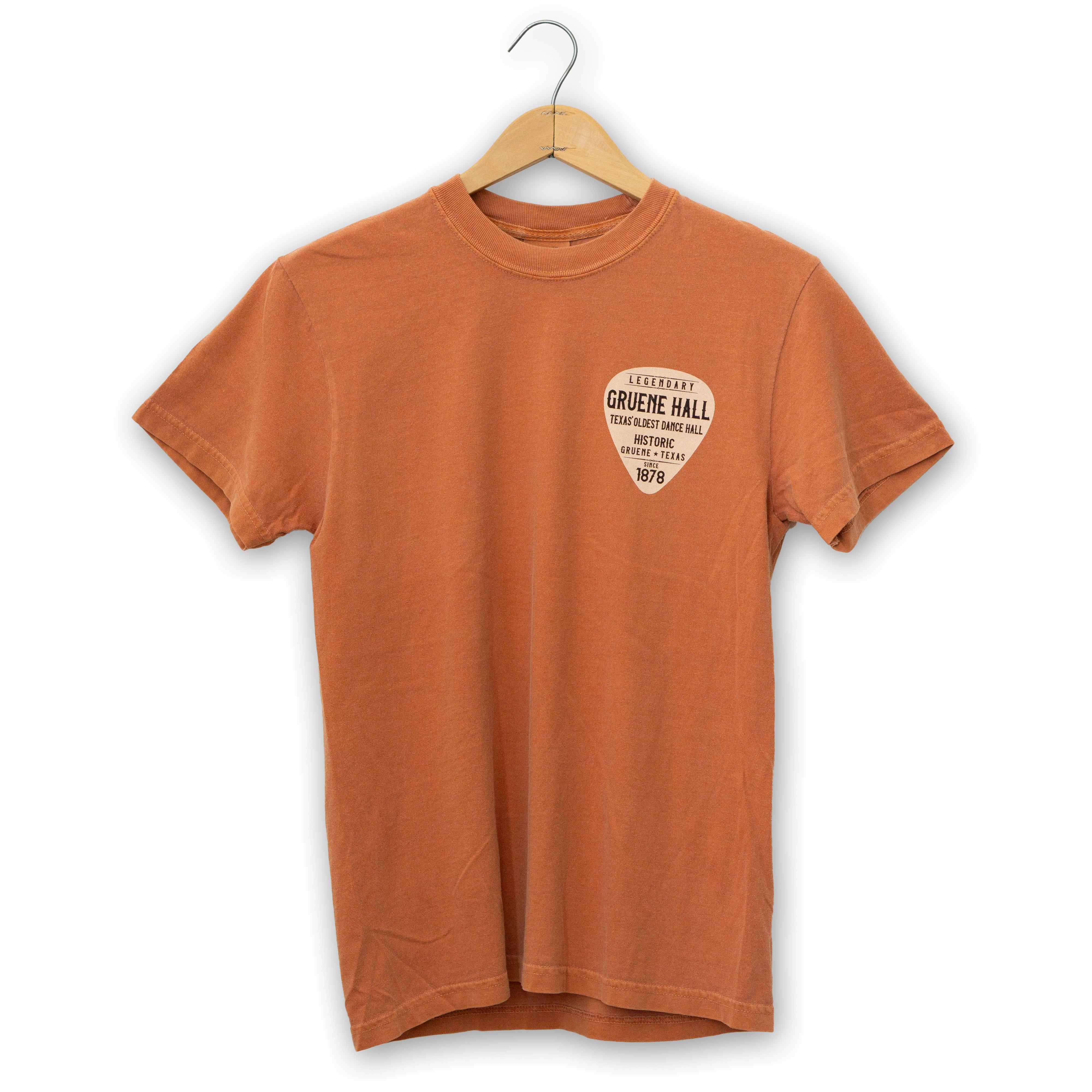 Gruene Hall Legendary Guitar Pick Comfort Colors Tee