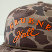 Gruene Hall Logo Bark Duck Camo Cap #256P