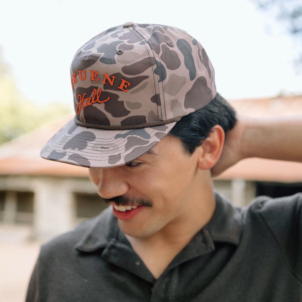 Gruene Hall Silicone Logo Bark Duck Camo Cap #256P