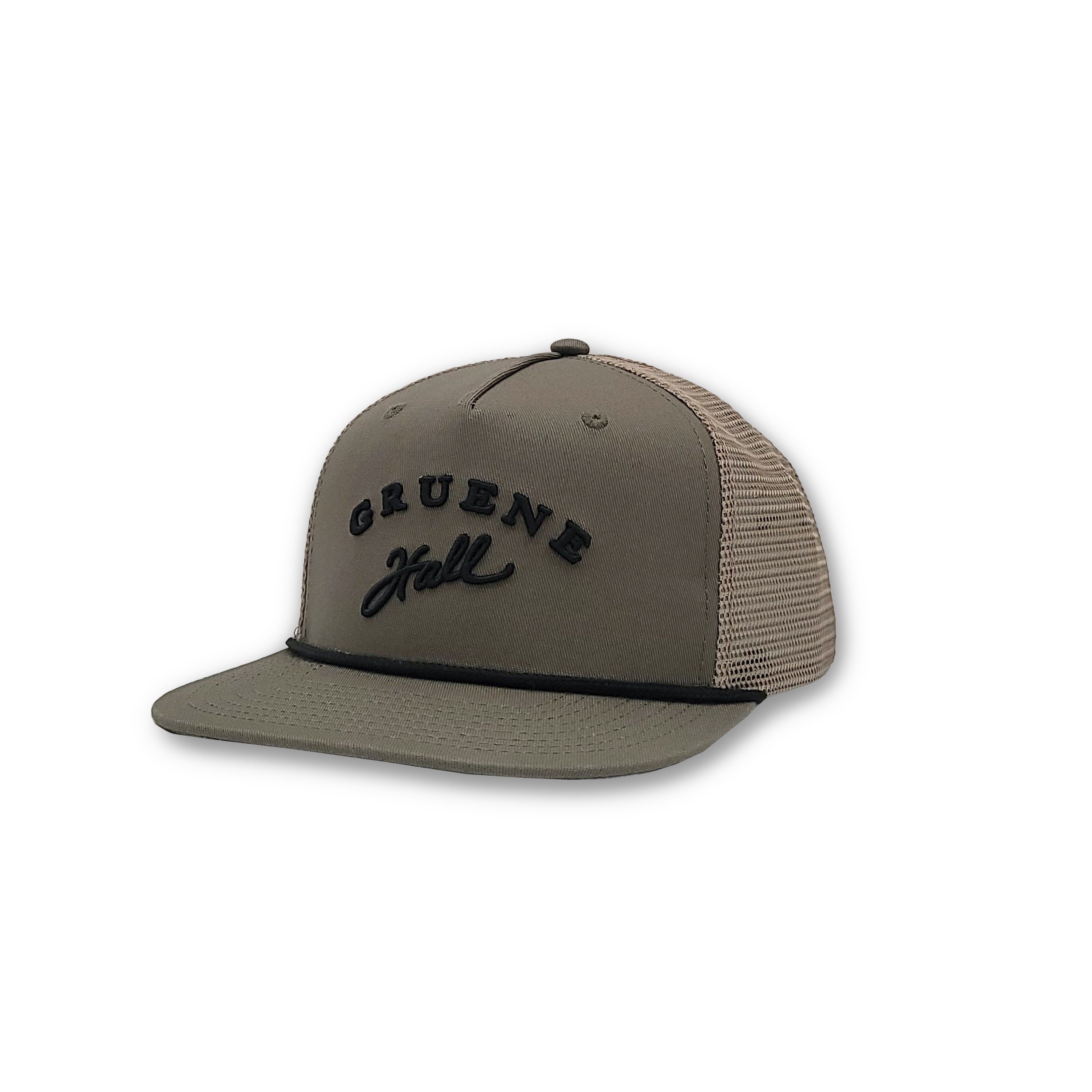 Gruene Hall logo flat bill hat