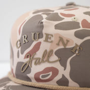 Gruene Hall Logo Harvest Duck Camo Cap #256P