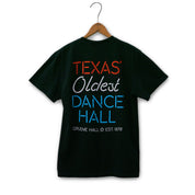 Gruene Hall Neon Red White Blue Comfort Colors Tee