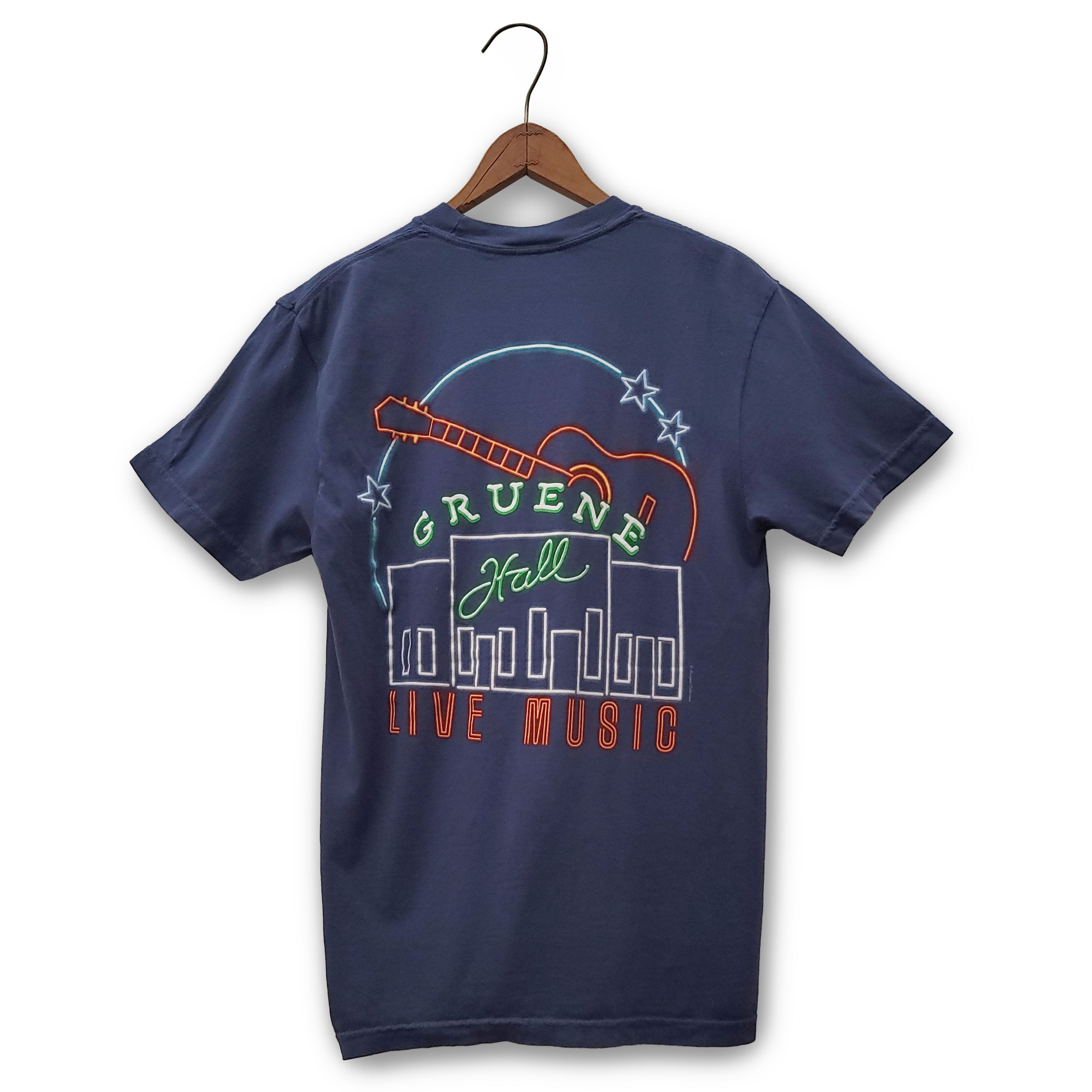 Gruene Hall Neon Guitar Comfort Colors Tee